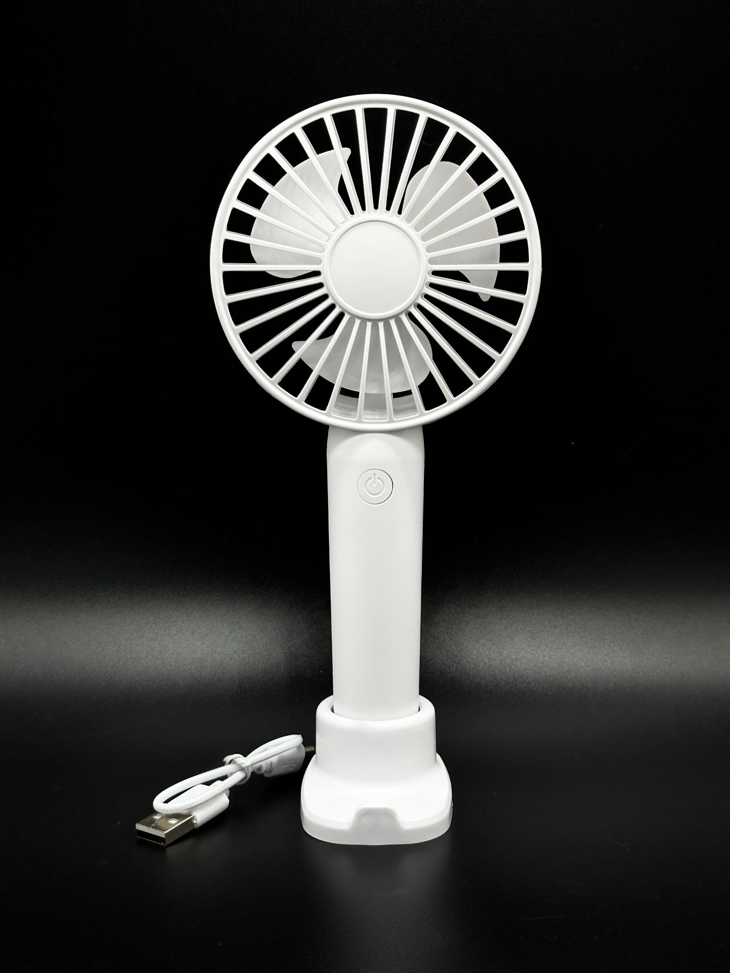 White Portable Fan