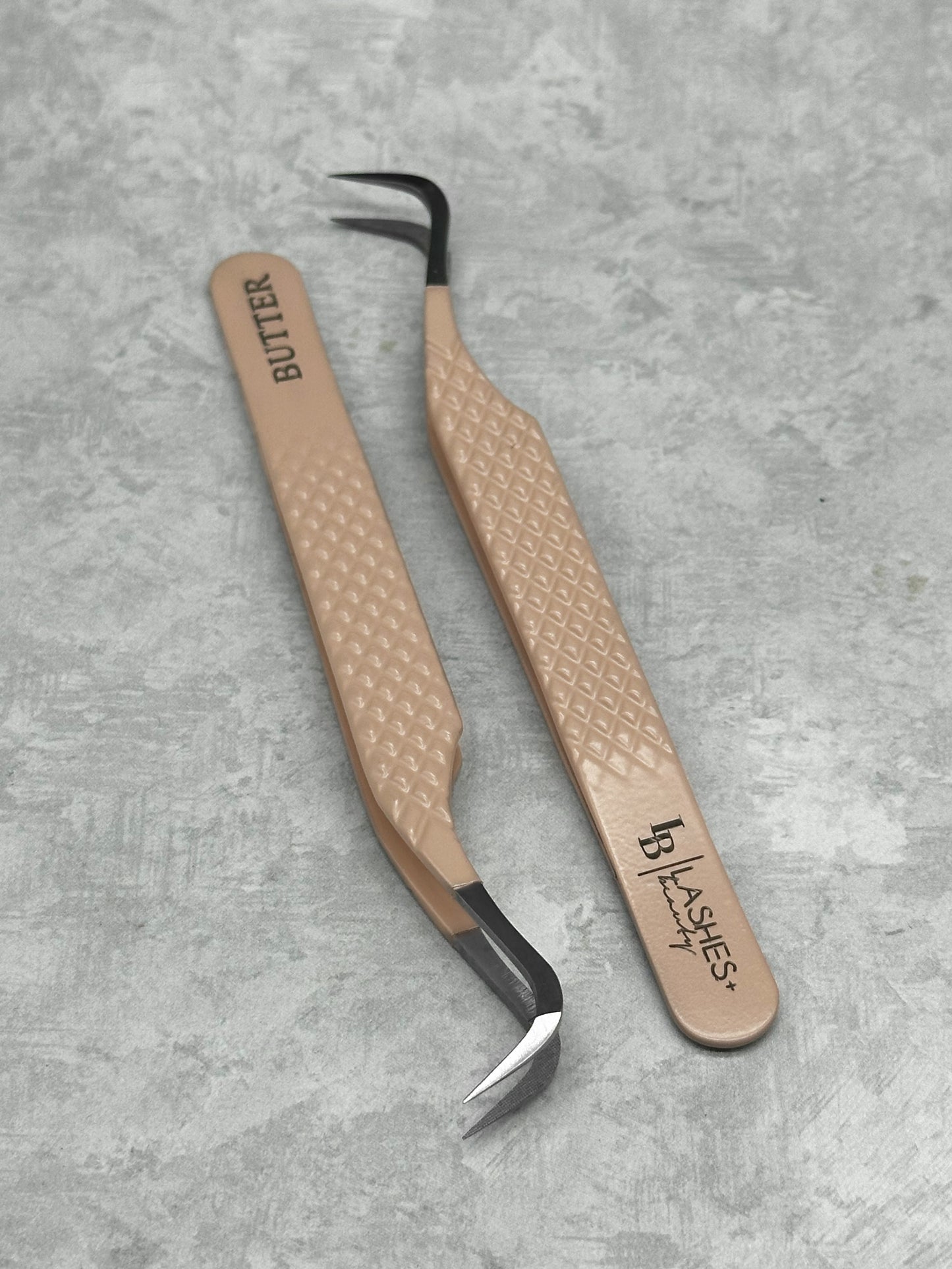 "Butter" Fiber Tip Tweezers