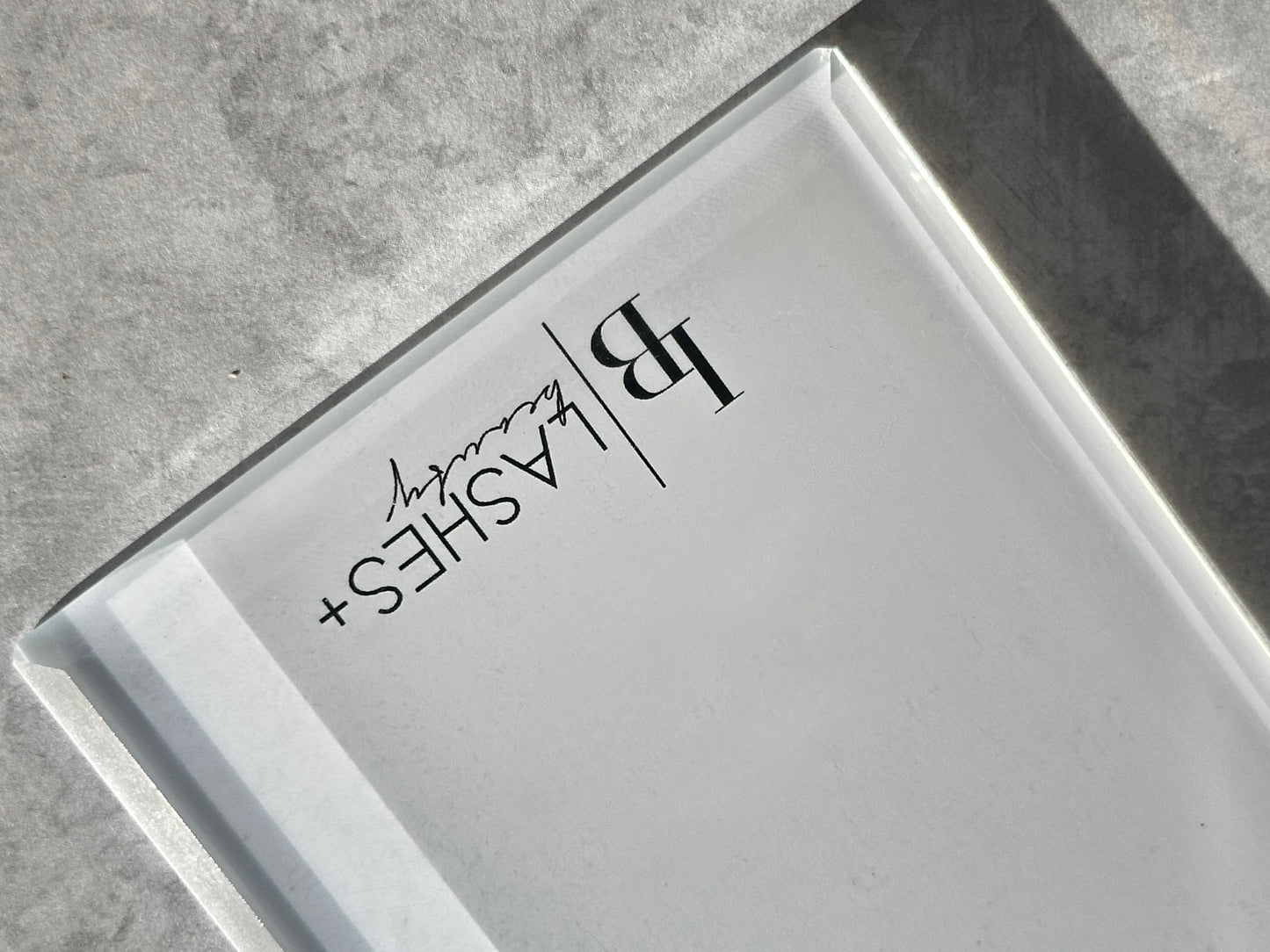 White Crystal Lash Tile